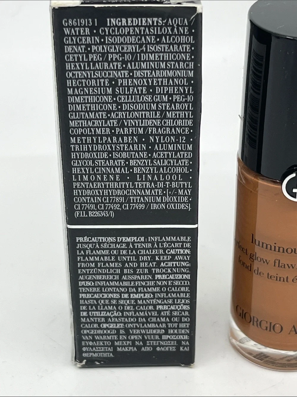 Giorgio Armani Luminous Silk Flawless Foundation - # 10 Deep Golden - 0.6 Oz.